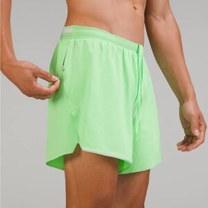 Lululemon Fast and Free Lined Short 6" | Scream Green | Medium